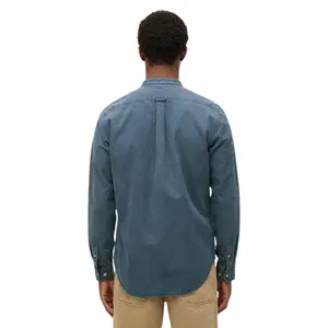 Indigo shirt with a Tunisian collar Superdry The Merchant Store image-3