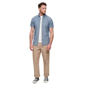 Chambray-skjorta Superdry Vintage image-3