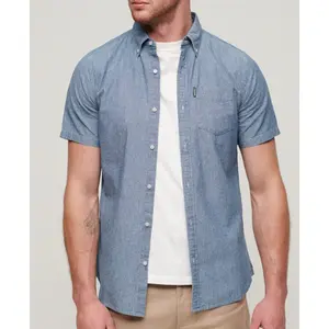 Chambray-skjorta Superdry Vintage image-2