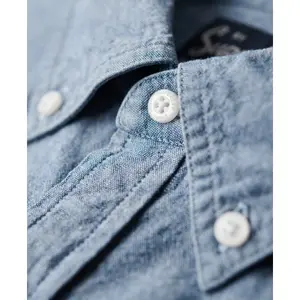Chambray-skjorta Superdry Vintage image-6