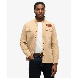 Patchwork canvas overshirt Superdry image-3