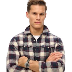 Långärmad rutig skjorta Superdry The Merchant Store image-4