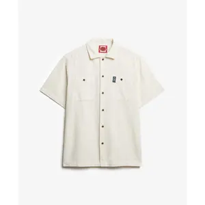 Camisa texturada de mangas curtas Superdry The Merchant Store image-0