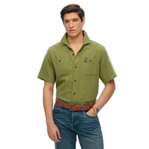 Camisa texturada de mangas curtas Superdry The Merchant Store image-1