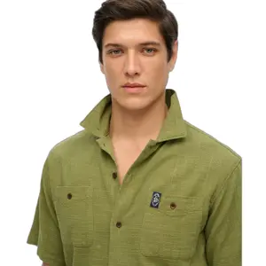 Camisa texturada de mangas curtas Superdry The Merchant Store image-4