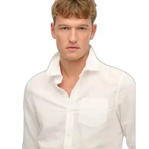 Camicia a maniche lunghe in lino di cotone Superdry image-3