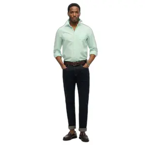 Long sleeve cotton linen shirt Superdry image-0