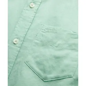 Long sleeve cotton linen shirt Superdry image-4