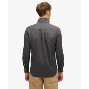 Camicia a maniche lunghe in lino di cotone Superdry image-3