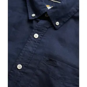 Cotton and linen shirt Superdry image-4