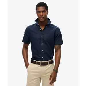 Cotton and linen shirt Superdry image-1