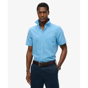 Cotton and linen shirt Superdry image-1