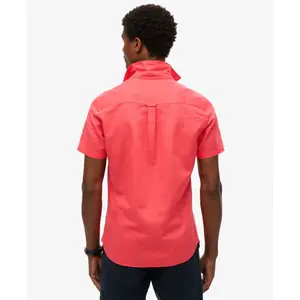 Cotton and linen shirt Superdry image-3