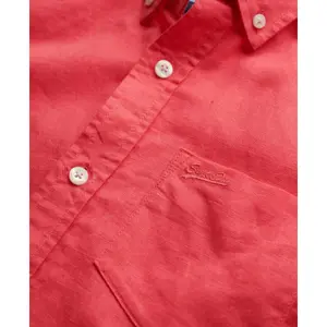 Cotton and linen shirt Superdry image-5