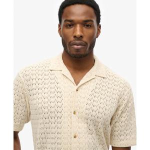 Texturerad stickad skjorta Superdry image-4