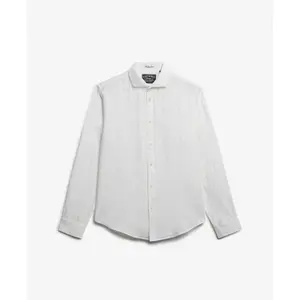Camicia di lino a maniche lunghe Superdry Riviera image-0