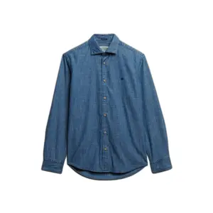 Long sleeve shirt Superdry Essentials Chambray image-0