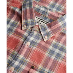 Långärmad rutig skjorta Superdry Merchant Lite image-1