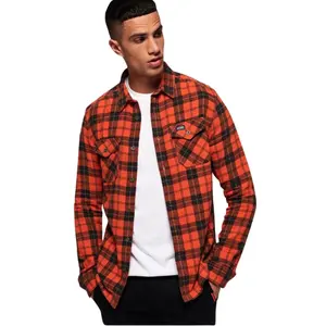 Long-sleeved plaid shirt Superdry Rookie Ridge image-0