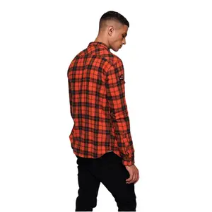 Long-sleeved plaid shirt Superdry Rookie Ridge image-1