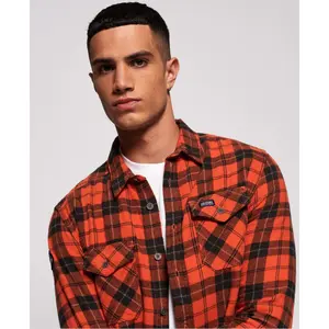 Long-sleeved plaid shirt Superdry Rookie Ridge image-2