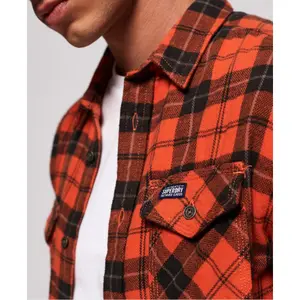 Long-sleeved plaid shirt Superdry Rookie Ridge image-3