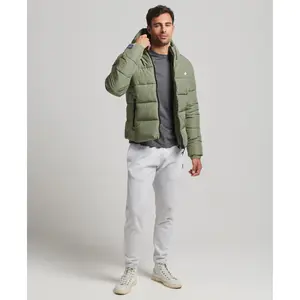 Hooded Puffer Jacket Superdry Sports image-0