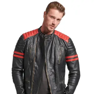 Leren jas Superdry Vintage Racer image-0