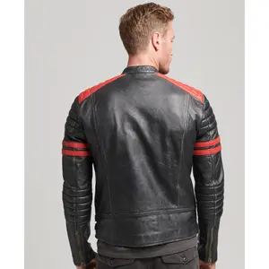 Leren jas Superdry Vintage Racer image-2