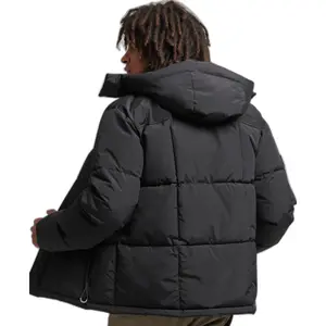 Jas met capuchon en ruitjesmotief Superdry image-2