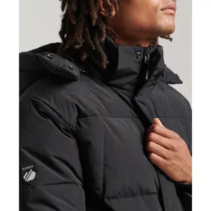 Jas met capuchon en ruitjesmotief Superdry image-3