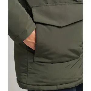 Parka com capuz e pelos sintéticos Superdry Everest image-5