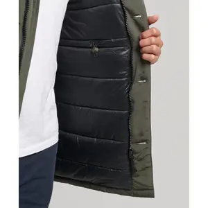 Parka com capuz e pelos sintéticos Superdry Everest image-6