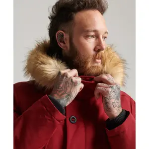 Parka con capucha y pelo sintético Superdry Everest image-3