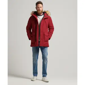 Parka con capucha y pelo sintético Superdry Everest image-1