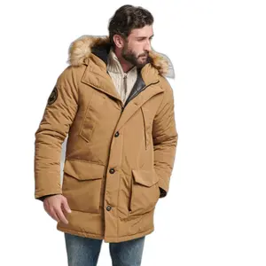 Parka con capucha y falsa piel Superdry Everest image-0