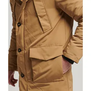 Parka con capucha y falsa piel Superdry Everest image-4