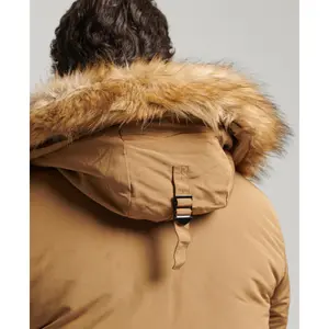 Parka con capucha y falsa piel Superdry Everest image-5