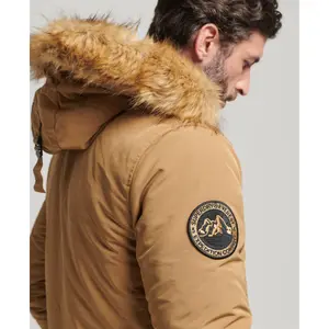 Parka con capucha y falsa piel Superdry Everest image-6