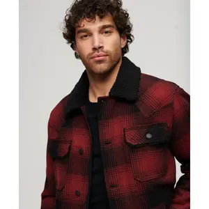 Mantel aus Wolle Superdry Chore Merchant Store image-4