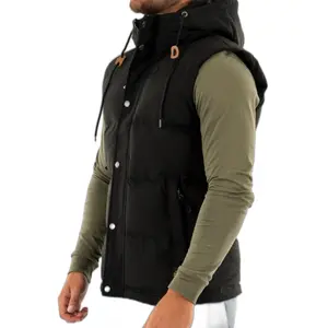 Hooded sleeveless jacket Superdry Everst image-3