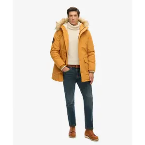 Parka con cappuccio in pelliccia sintetica Superdry Everest image-3