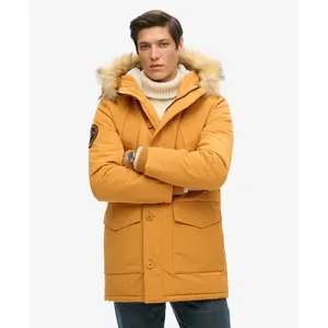 Parka con cappuccio in pelliccia sintetica Superdry Everest image-1