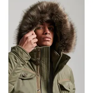 Parka with faux fur Superdry Chinook image-4