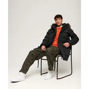 Parka with faux fur Superdry Chinook image-4