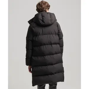 Long hooded down jacket Superdry image-2