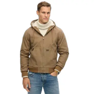 Down jacket Superdry Bomber à capuche Vintage Workwear image-0