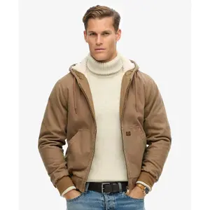 Down jacket Superdry Bomber à capuche Vintage Workwear image-1