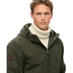 Nylon hooded bomber jacket Superdry Surplus image-0