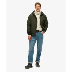 Nylon hooded bomber jacket Superdry Surplus image-3